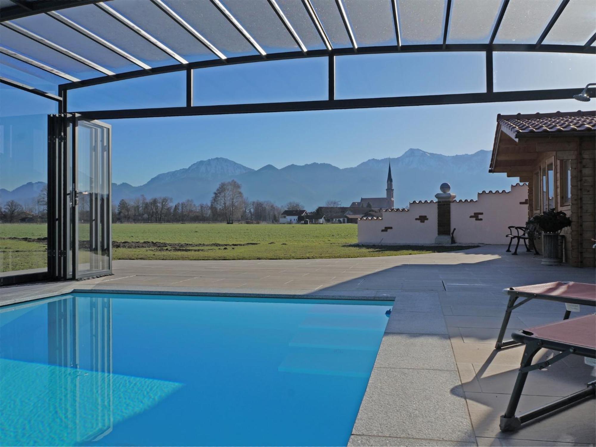 Alluring Holiday Home In Ubersee With Whirlpool Bagian luar foto